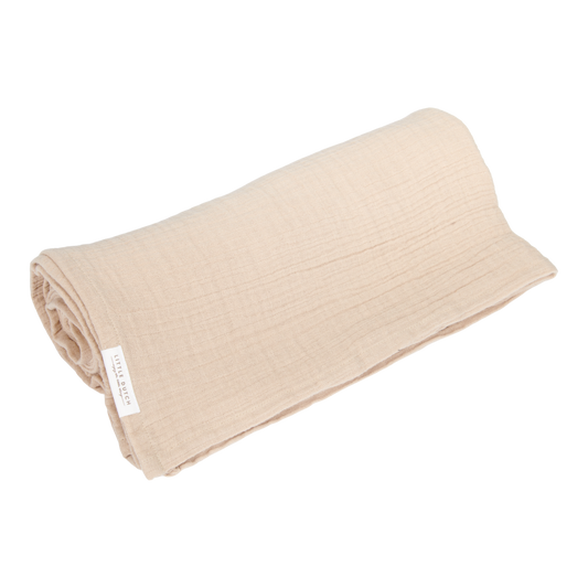 Swaddle doek hydrofiel 120 x 120 Beige